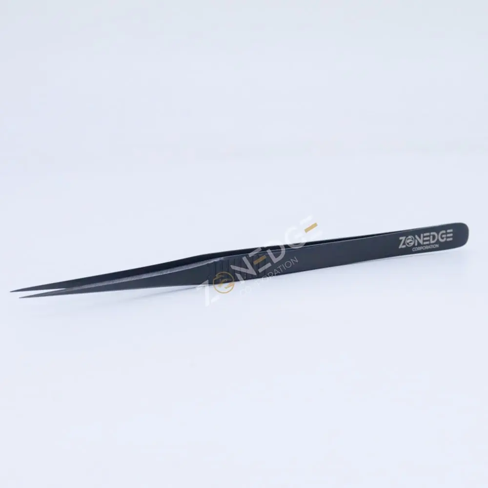 Eyelash Extension Tweezers Plasma Black (14)