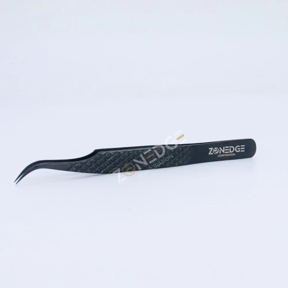 Eyelash Extension Tweezers Plasma Black (16)