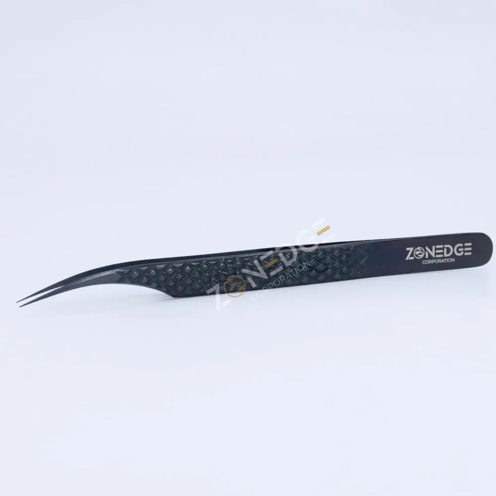 Eyelash Extension Tweezers Plasma Black (26)