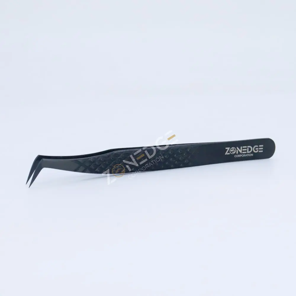 Eyelash Extension Tweezers Plasma Black (29)