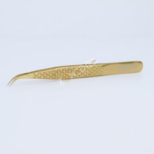 Eyelash Extension Tweezers Plasma gold