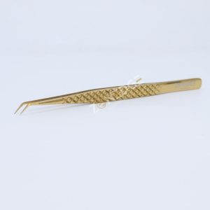 Eyelash Extension Tweezers Plasma gold