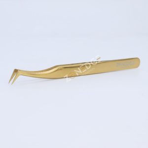 Eyelash Extension Tweezers Plasma gold